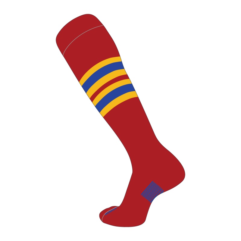 Slugger Socks Pattern F – Custom Baseball Knit Socks