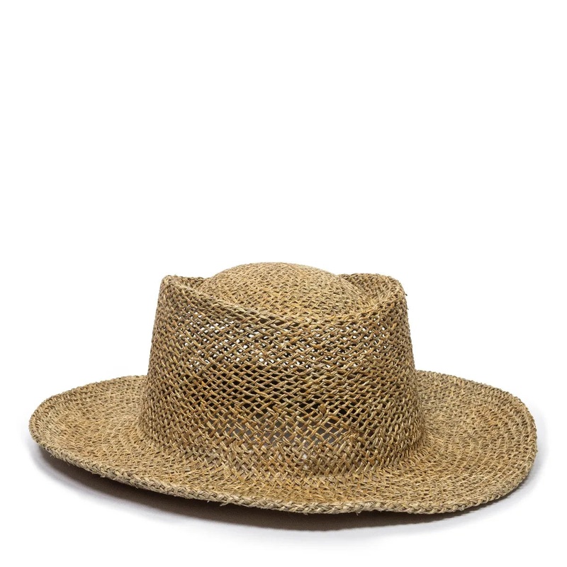 Outdoor Cap STW-100 Natural Sea Grass Straw Gambler Hat