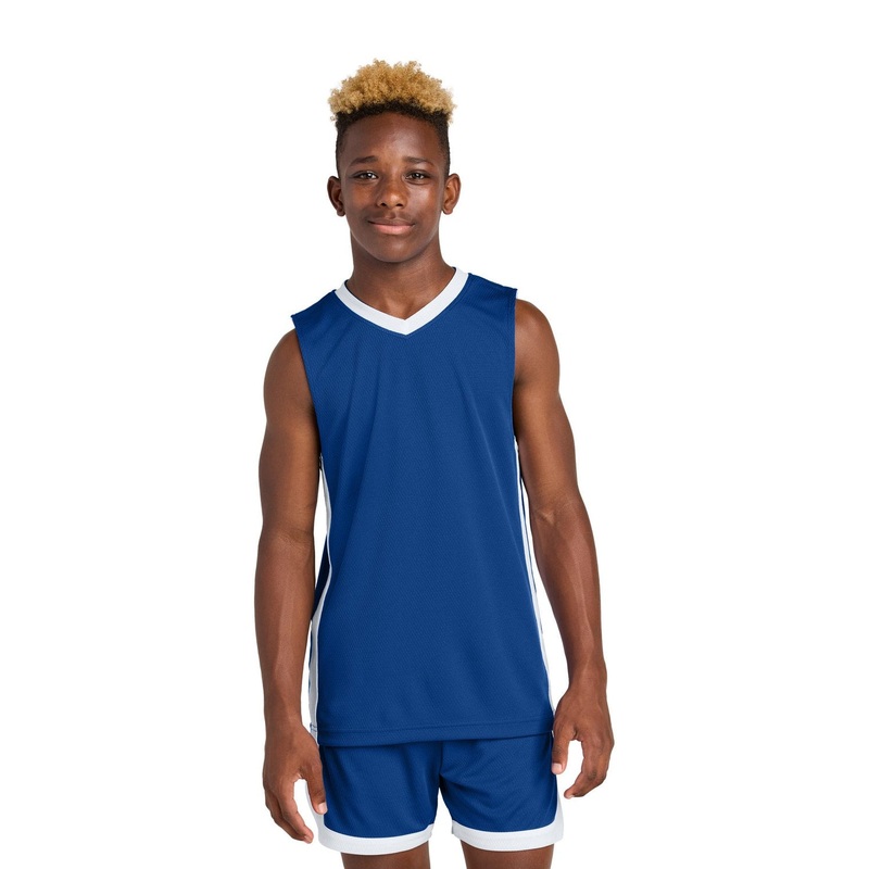 Sport-Tek Youth Rival Basketball Rev Jersey YST900