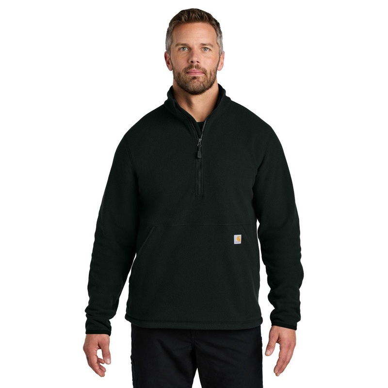 Carhartt Men’s Textured 1/2-Zip Fleece Jacket CT106417