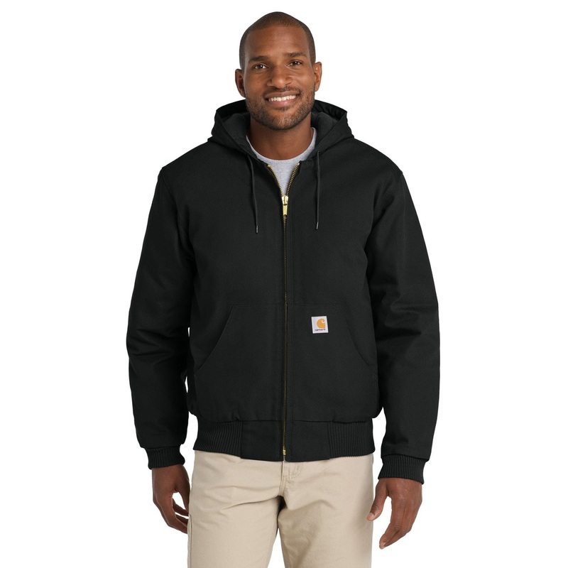 Carhartt Quilted-Flanne-Lined Duck Active Jacket