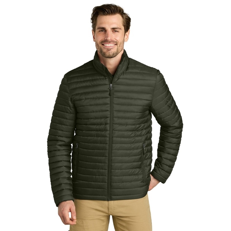 Eddie Bauer Men’s Packable Quilted Full-Zip EB514