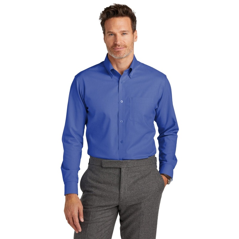 Brooks Brothers Men’s Tall Wrinkle-Free Stretch Nailhead Shirt TBB18002