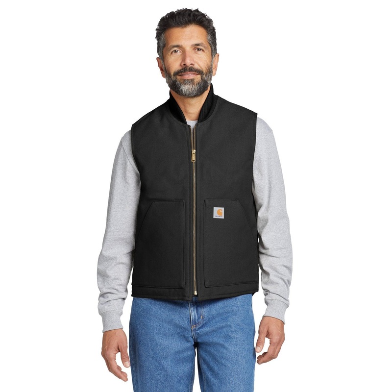 Carhartt Duck Vest|Carhartt Brown|Black|S|M|L|XL|2XL|3XL|4XL|5XL