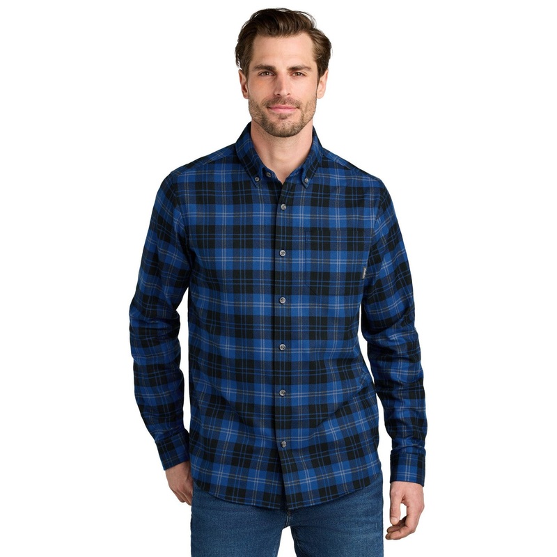 Eddie Bauer Men’s Long Sleeve Favorite Flannel Plaid Shirt EB610