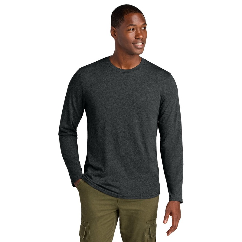 District Men’s Perfect Weight CVC Long Sleeve Tee DT185