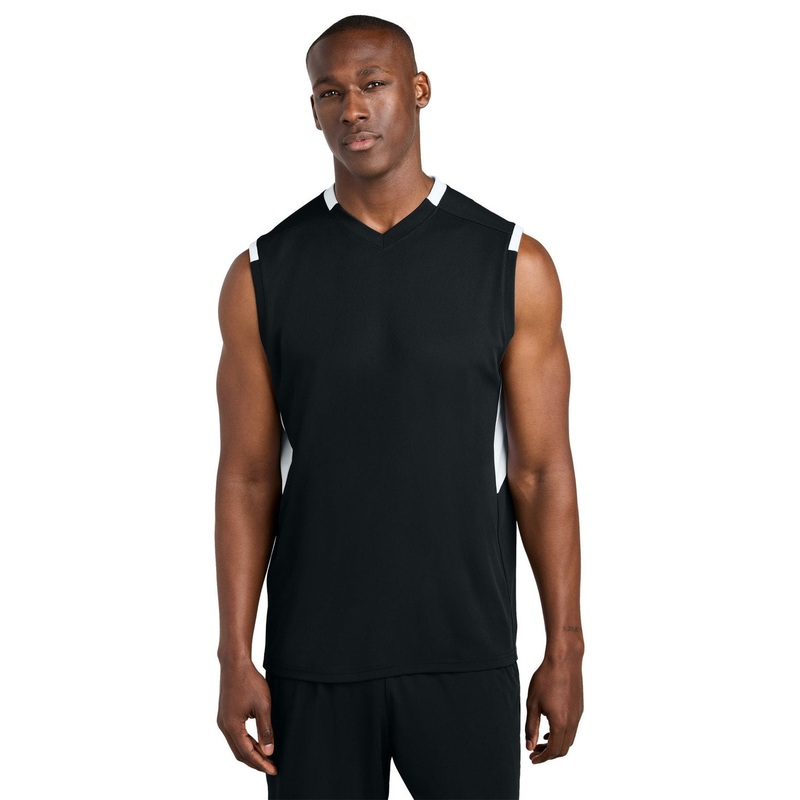 Sport-Tek Men’s Club Sleeveless V-Neck ST441