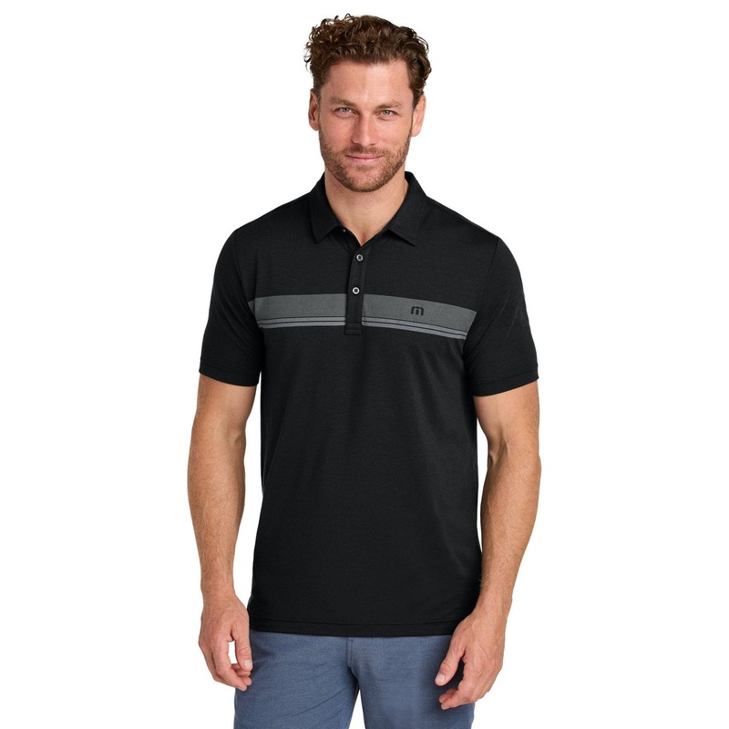 TravisMathew Men’s Glenview Stripe Polo TMA41462
