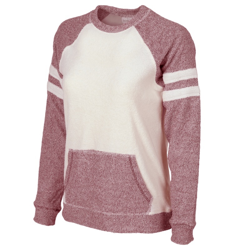 Boxercraft Women’s Cozy Contrast Pullover