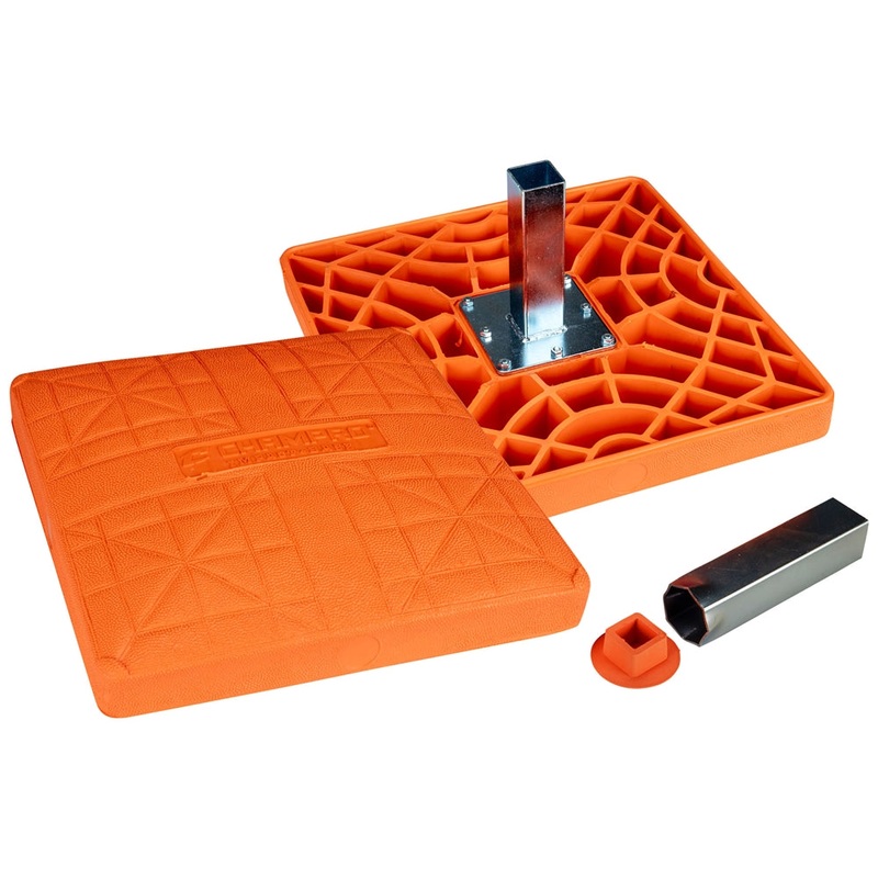 Champro Pro Style Impact Safety Base – Orange – Set of 3