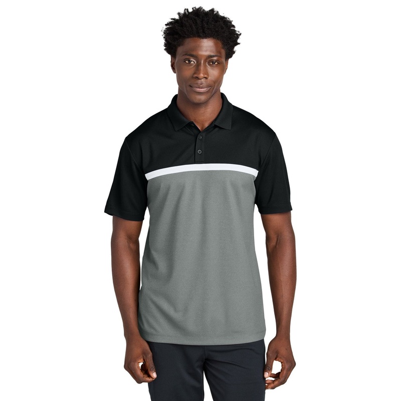 Sport-Tek Men’s UV Micropique Colorblock Polo ST741