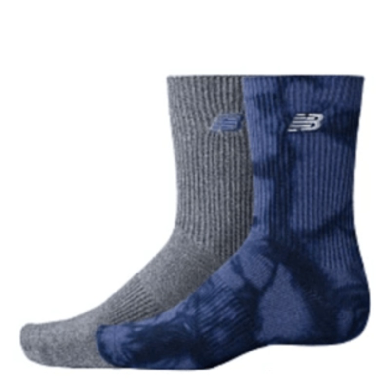 New Balance Ribbed Cuff Mid Calf Socks 2 Pack