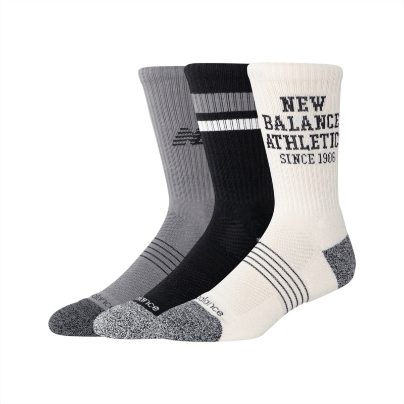 New Balance Active Graphic Crew Socks 3 Pack