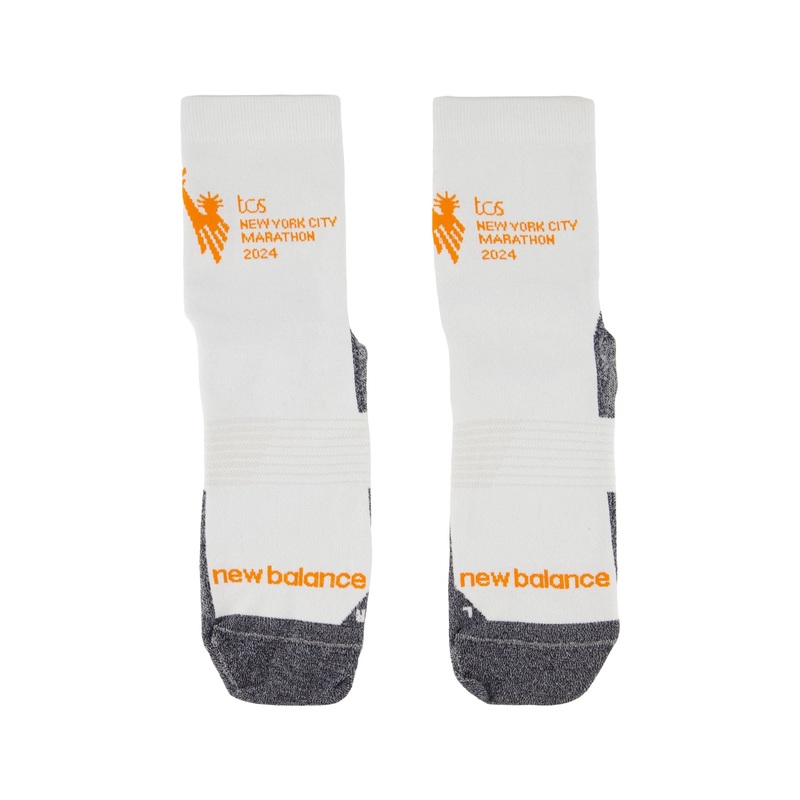 New Balance NYC Crew Sock|White|Pink|S|M|L