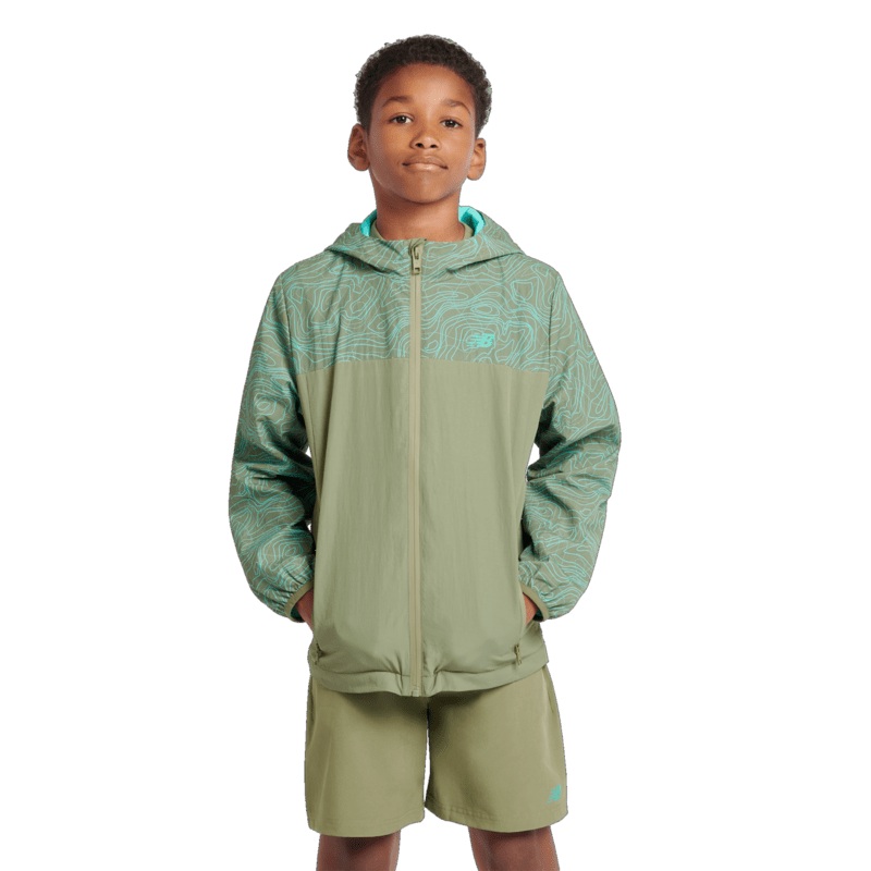 New Balance Youth Athletics AOP Woven Mesh Lined Jacket