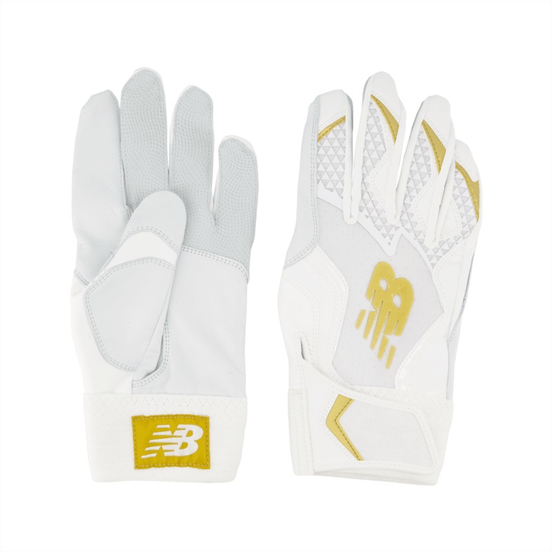 New Balance Batting Glove|Black|White|M|L