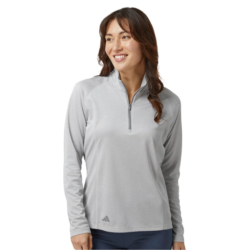 adidas Women’s Space Dyed Quarter-Zip Pullover