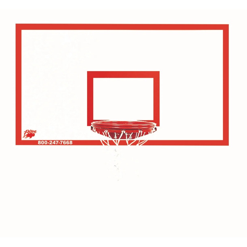 Bison 42 x 72 Rectangular Steel Backboard
