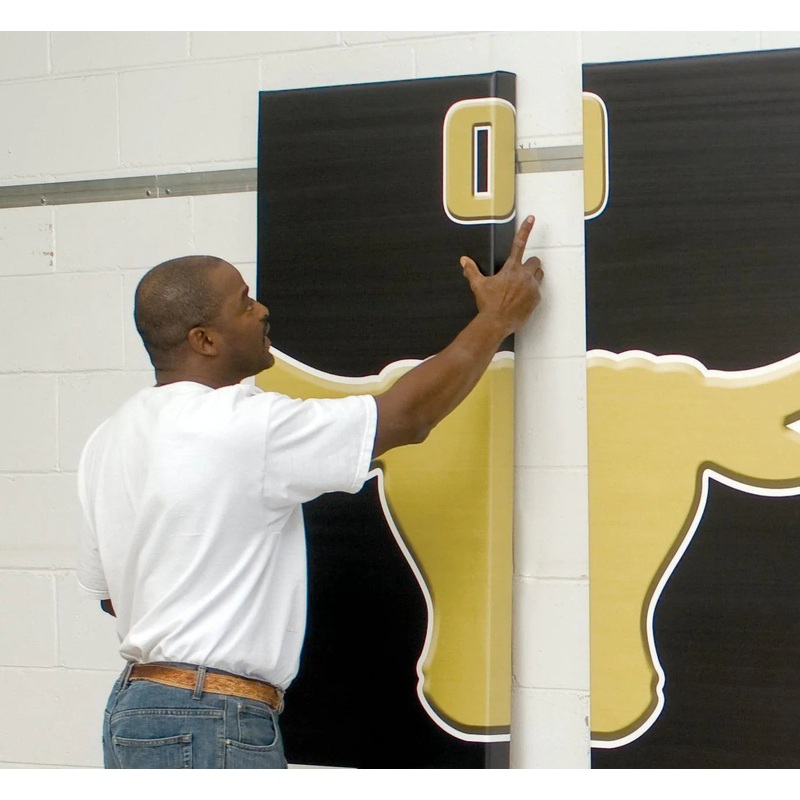 Bison Hidden Z Track Mounting System for Wall Padding
