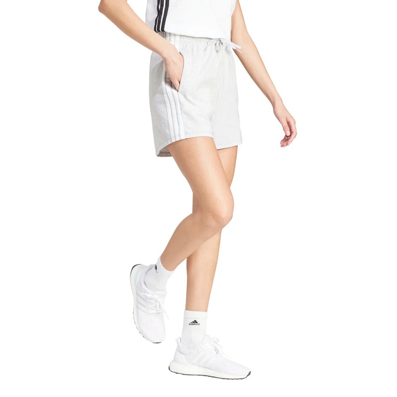 adidas Women’s Essentials 3-Stripes Cotton Shorts