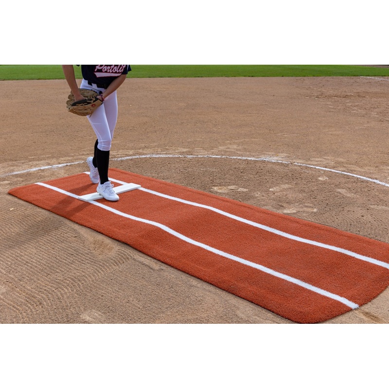 Portolite Pro Spiked Game Mat|Red|Green|Clay|Brown|Included