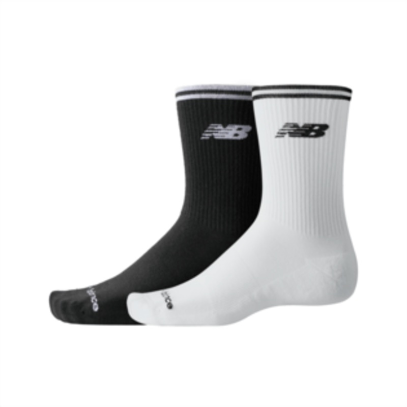 New Balance Running Stripe Midcalf Socks 2 Pack
