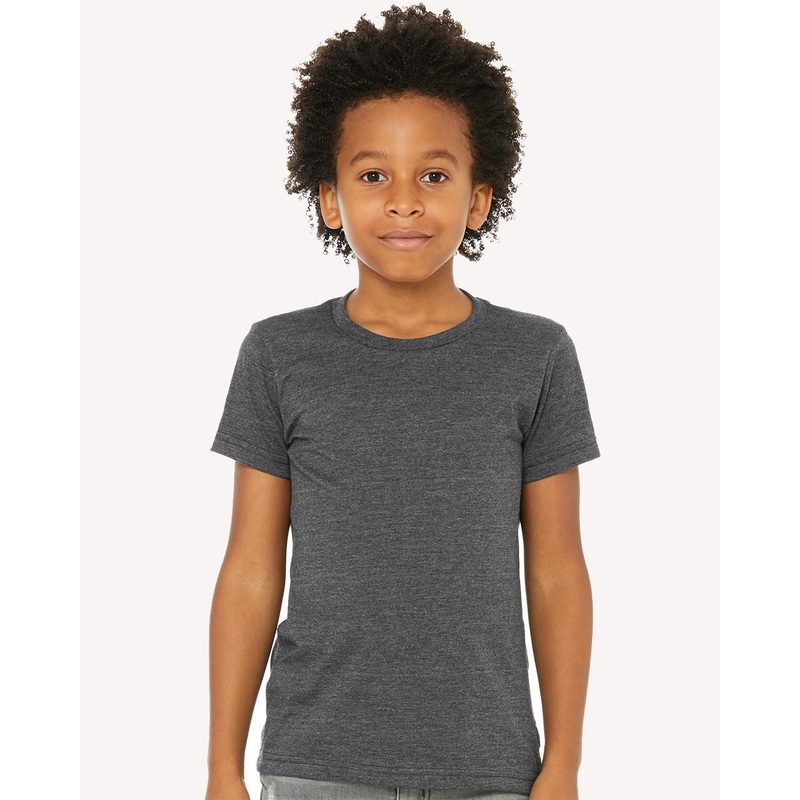 BELLA + CANVAS Youth Heather CVC Tee BC3001YCVC