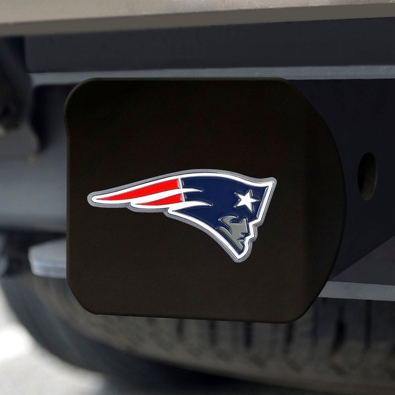 Fanmats New England Patriots Black 3D Color Emblem Metal Hitch Cover