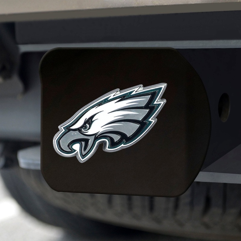 Fanmats Philadelphia Eagles Black 3D Color Emblem Metal Hitch Cover