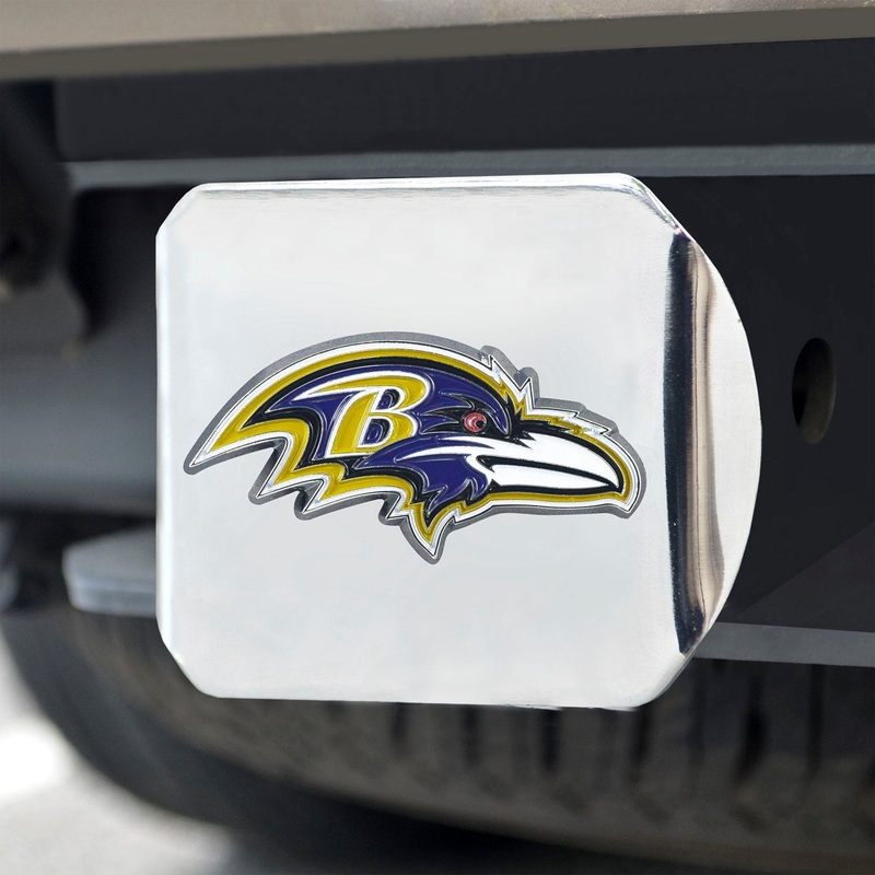 Fanmats Baltimore Ravens 3D Color Emblem Hitch Cover