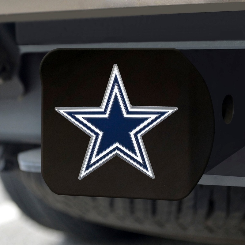 Fanmats Dallas Cowboys 3D Color Emblem Black Metal Hitch Cover
