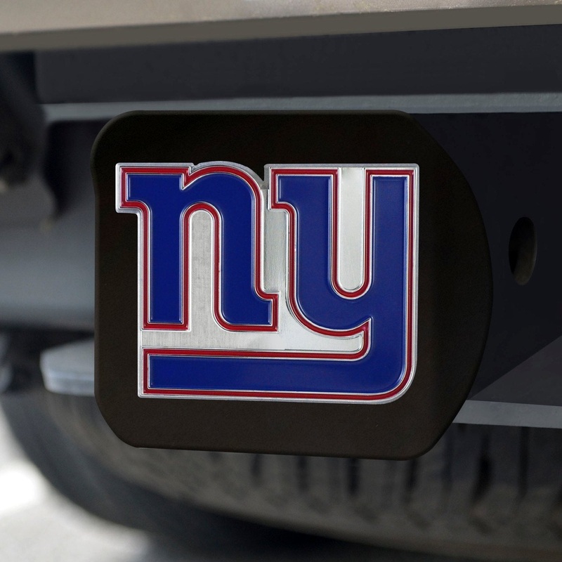 Fanmats New York Giants Black 3D Color Emblem Metal Hitch Cover