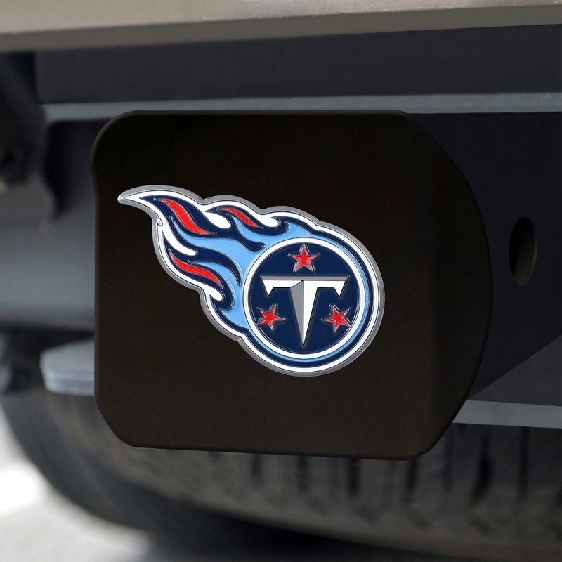 Fanmats Tennessee Titans Black 3D Color Emblem Metal Hitch Cover