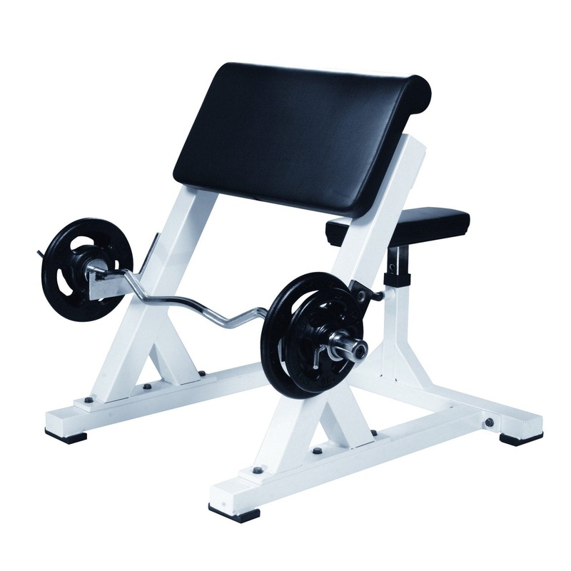 York STS Preacher Curl Machine