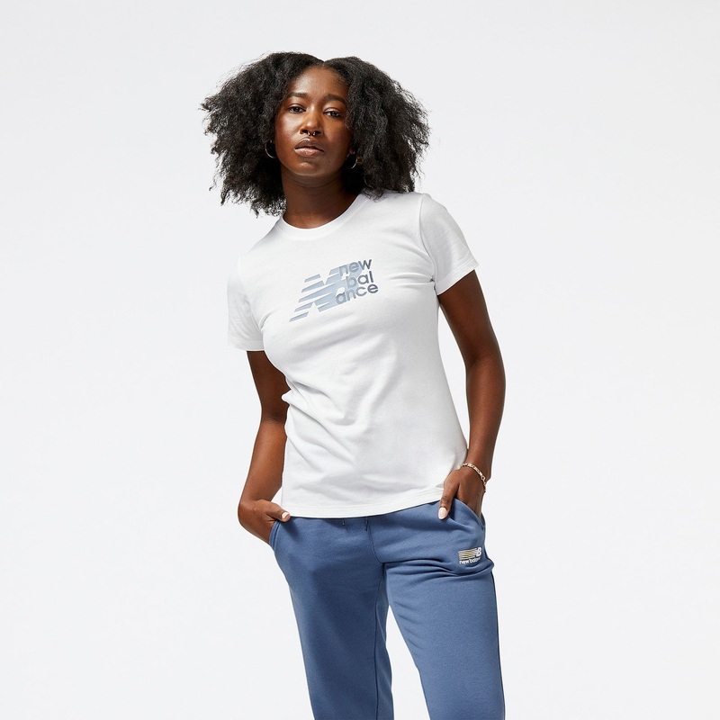 New Balance Women’s Sport Core Blocked Cotton Athletic T-Shirt