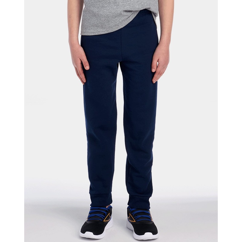JERZEES Youth NuBlend Jogger Fleece Pants 975B