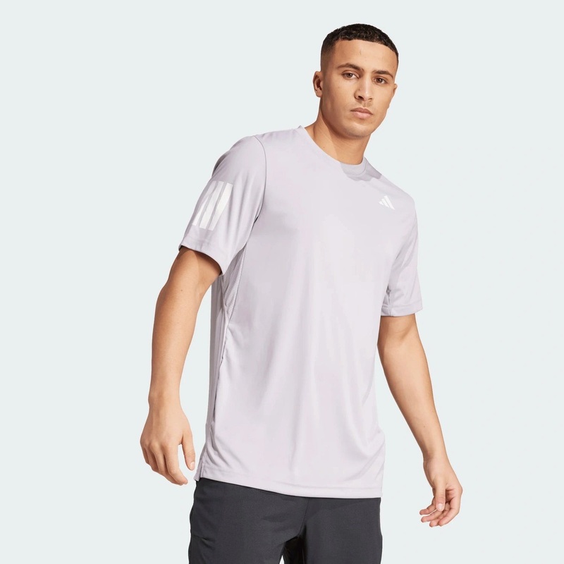 adidas Men’s Club Tennis Climacool 3-Stripes T-Shirt