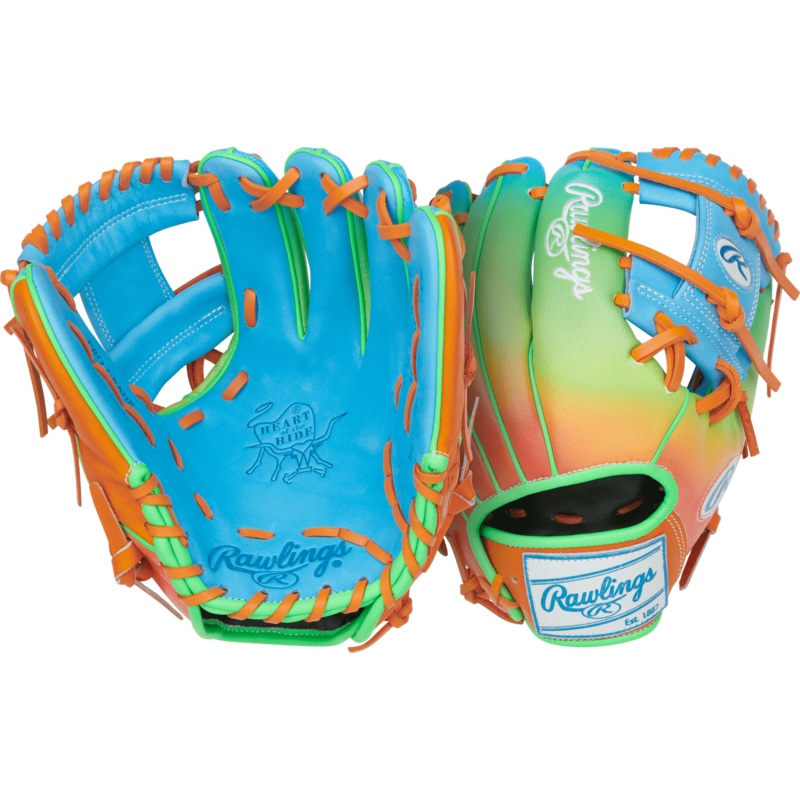 Rawlings Heart of the Hide Funburst PROR204-2CBO 11.5 Baseball Glove