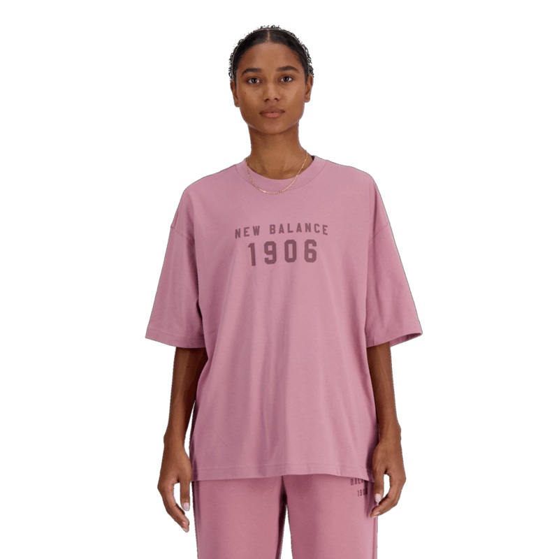 New Balance Women’s Iconic Collegiate Jersey Oversized T-Shirt