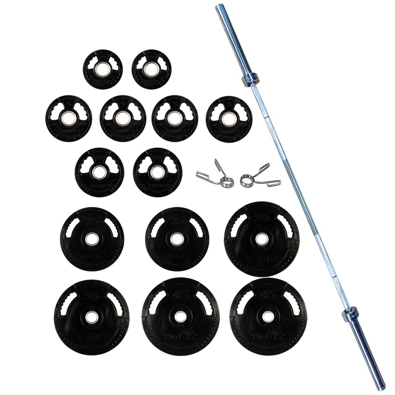 York G-2 Rubber Olympic Plate Set