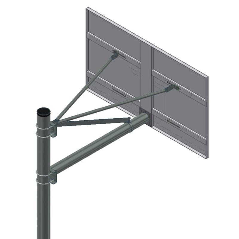 Gared Heavy Duty Playground Adjustable Straight Post