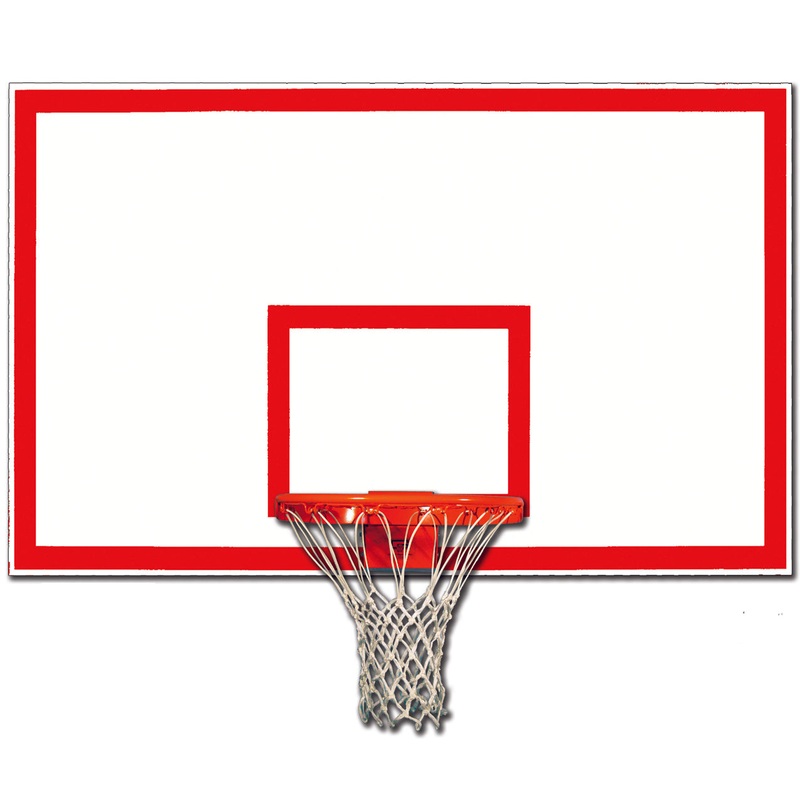 Gared Playground Full Sized Unmarked Steel Basketball Backboard