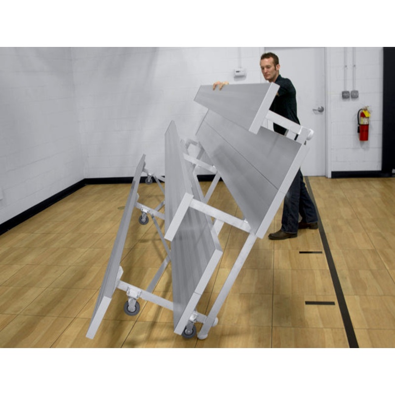 Gared 2-Row Tip N Roll Spectator Bleacher