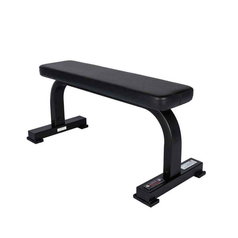 York STS Flat Bench|Silver|White