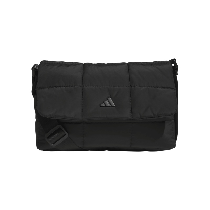 adidas Quilted Crossbody|Black|Powder Teal Green|Metal Grey|Powder Plum Purple