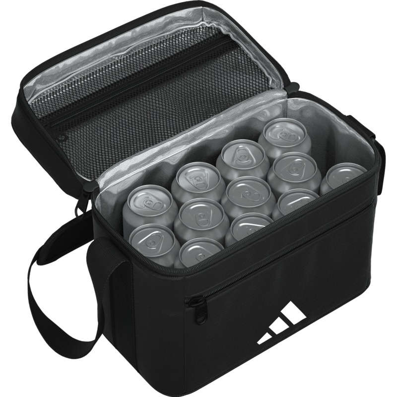 adidas 12 Can Cooler Bag|Black|Grey Four/Black|Collegiate Navy/Black|Silver Pebble Grey/Black