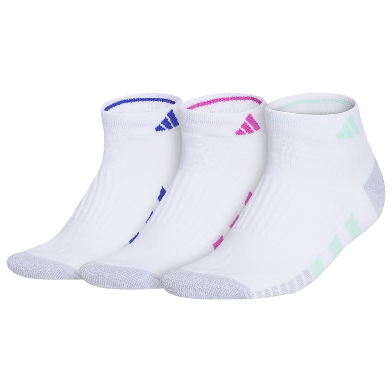adidas Women’s Cushioned 3.0 3-Pack Low Cut Socks