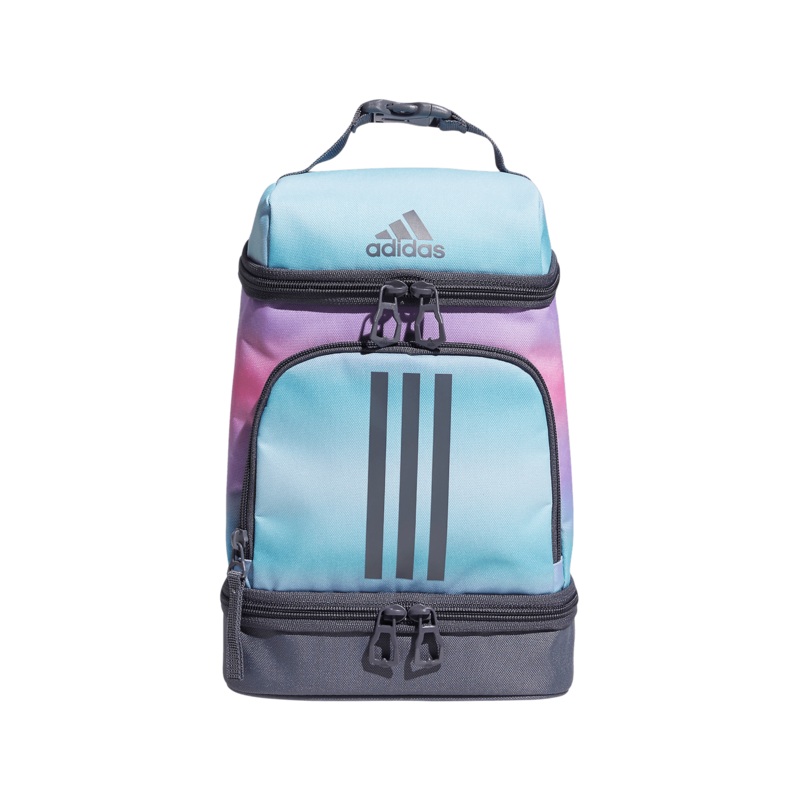 adidas Excel 2 Lunch Bag|Gradient Rose Tone Pink/Onix Grey|Shadow Navy/Rose Gold/Onix Grey|Adi Multi Collage/White/Onix Grey|Gradient Flash Aqua/Orchid Fusion Purple|Adi Comp Silver Violet/Light Purple/Pink Spark|Outline BOS Toss/Black|Jersey White/Shadow