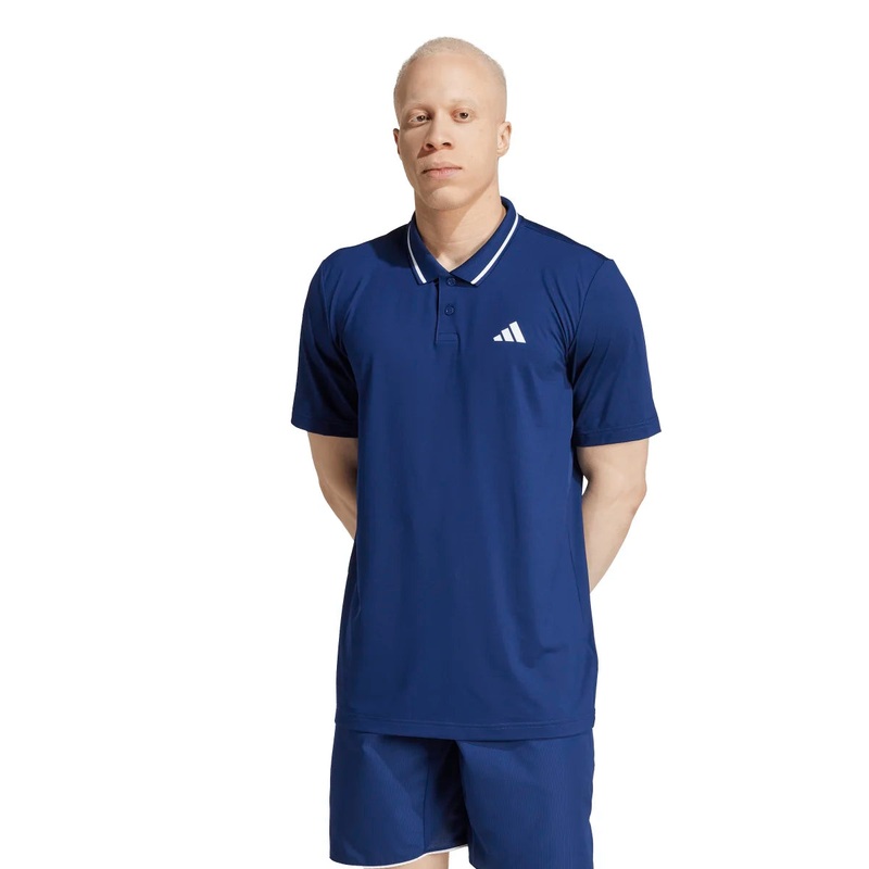 adidas Men’s Club Pique Polo|DARK BLUE|WHITE|BLACK|XS|S|M|L|XL|2XL