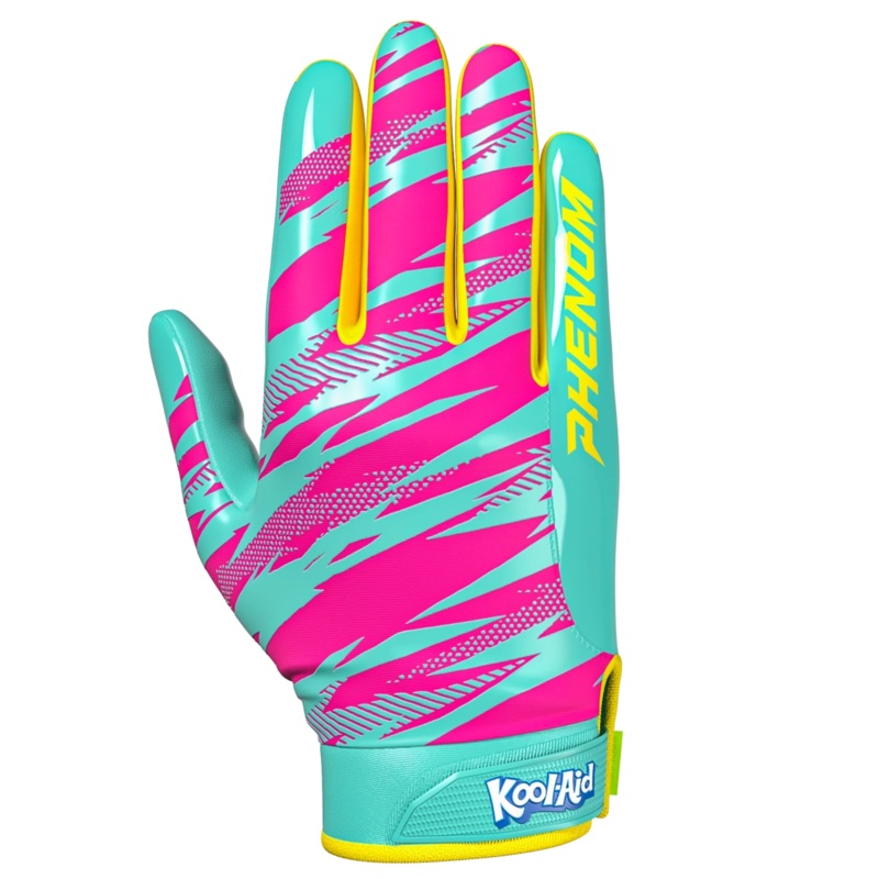 Phenom Elite Men’s Kool-Aid ‘Sharkleberry Fin’ Football Gloves – VPS4